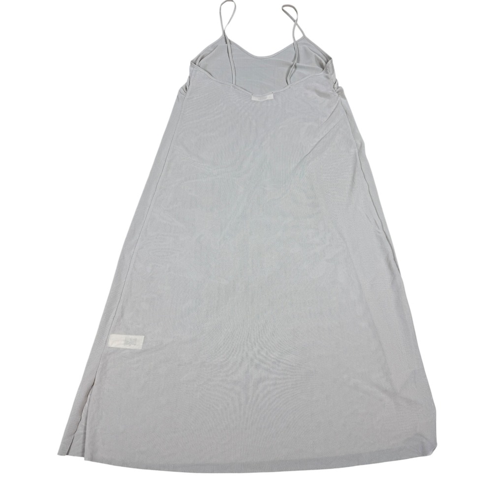 FORTE FORTE Dress Womens Size 0‎ Beige Sheer Mesh Slip Midi Made In Italy